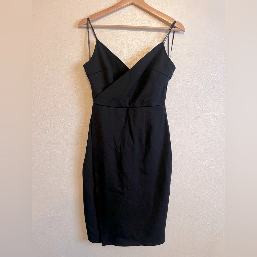 Elegant Black Spaghetti Strap Dress Lulus Medium